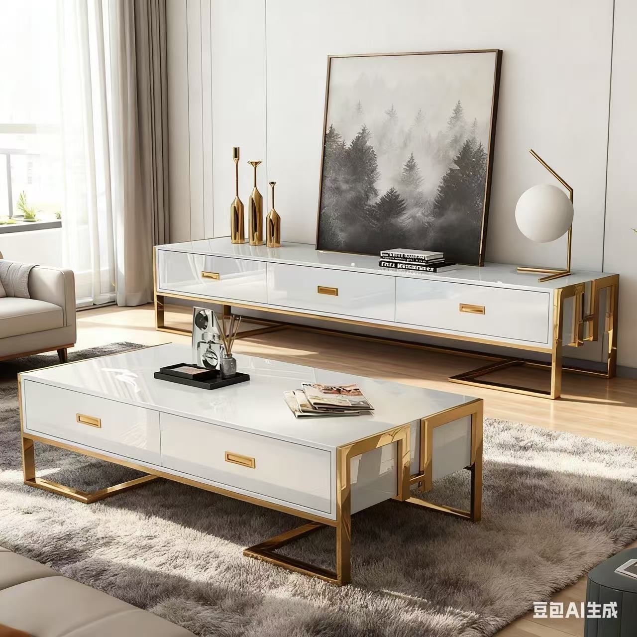 Ky tv unit and table